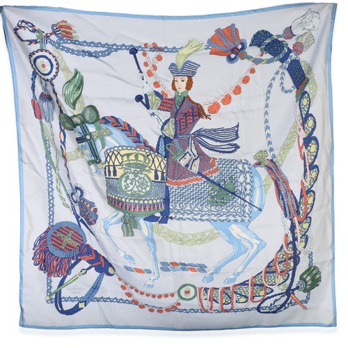 Hermès bleu ciel - hermès, foulard