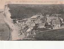 CPA Les petites Dalles Vue générale prise de la falaise d'aval