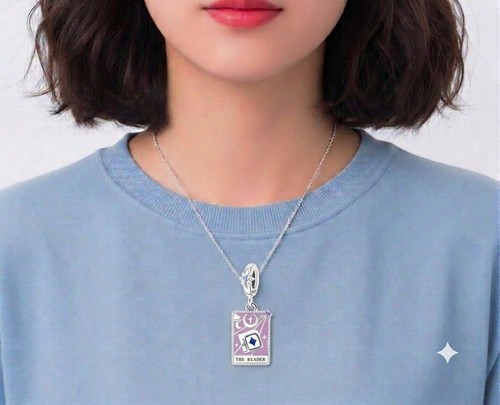 Charm pendentif carte - carte, tarot