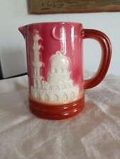 PICHET EN BARBOTINE DE LONGCHAMPS A DECOR ORIENTALISTE