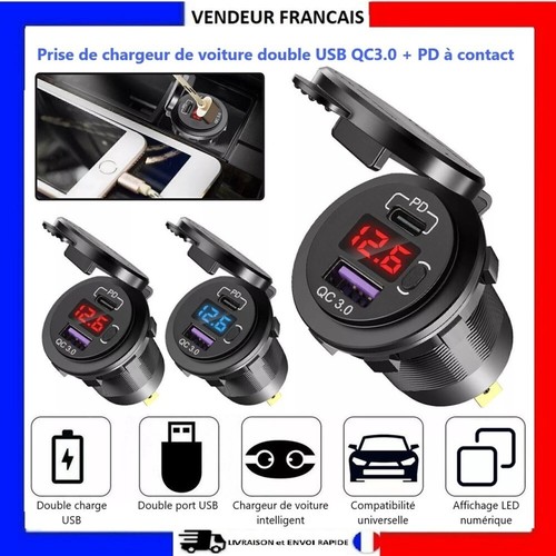 Prise usb voiture 12v - voiture,
