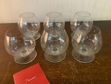 4 verres  à cognac Lady  Gentleman en cristal de Baccarat (prix à la pièce)