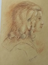 Dessin ancien au crayon –