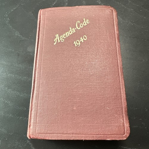 Agenda code 1940 civil - -,
