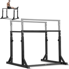 VEVOR Barre Dips Station de Dips Charge 363 kg Hauteur Réglable pour Fitness