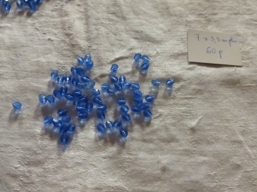 Lot perles ancienne en - de, 60