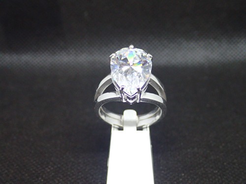 Bague blanc 750 ème de - bague,