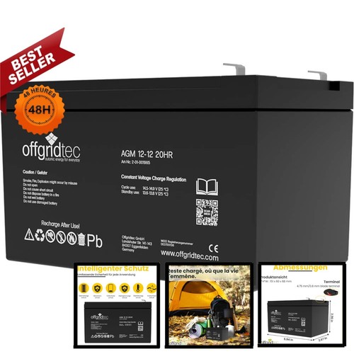 Batterie solaire agm - batterie,