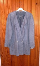 VESTE EN SIMILI DAIM VINTAGE T. 48 OU OVER SIZE