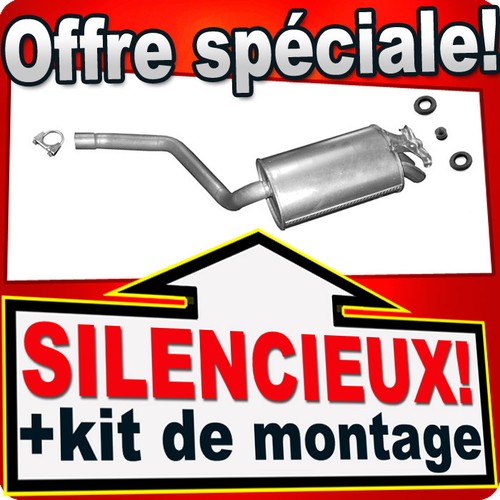 Silencieux arriere pour - silencieux,