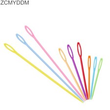 Aiguille plastique a laine tricot couture canevas tapisserie création