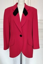 LAGERFELD VESTE COUTURE  LAINE & CACHEMIRE 3/4 REDINGOTE TXL /XXL