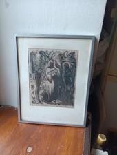 eau forte gravure Signé