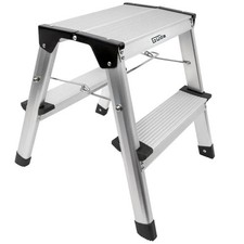 Escabeau alu 2 marches - Marchepied pliable GAT 2S Güde G40963