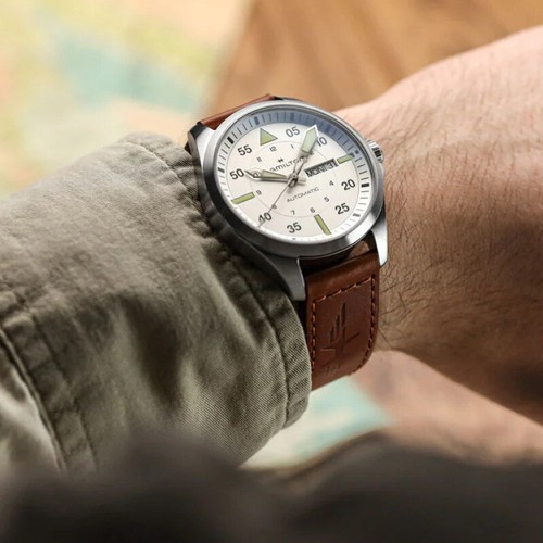 Hamilton khaki aviation pilot - hamilton,