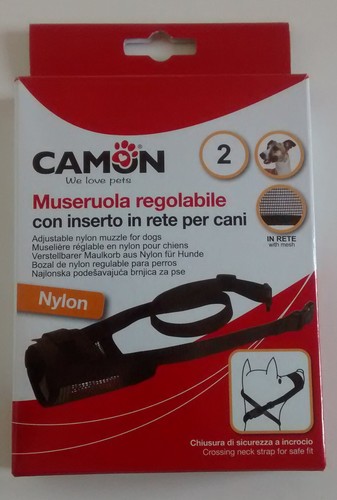 Muselière réglable nylon - muselière,