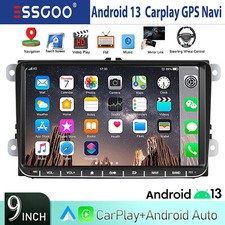 9" 32G Android 13 Autoradio GPS NAVI Carplay Pour VW GOLF 5 6 Passat Touran Polo