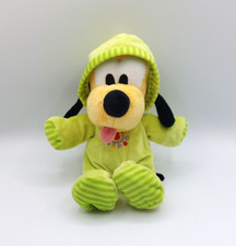 Peluche doudou chien pluto en pyjama vert DISNEY NICOTOY SIMBA Mickey env 26 cm