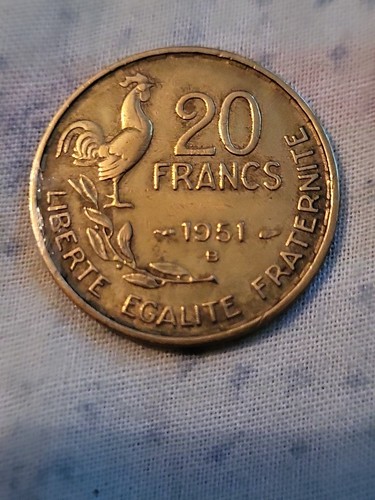 Francs 1951b sup - 20,