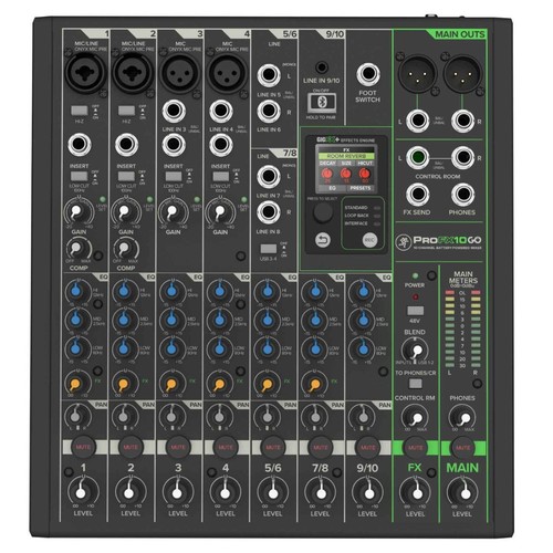 Mackie profx10 channel - go, 10-channel