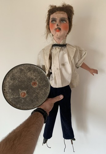 Rare automate ancienne poupée - ancienne,