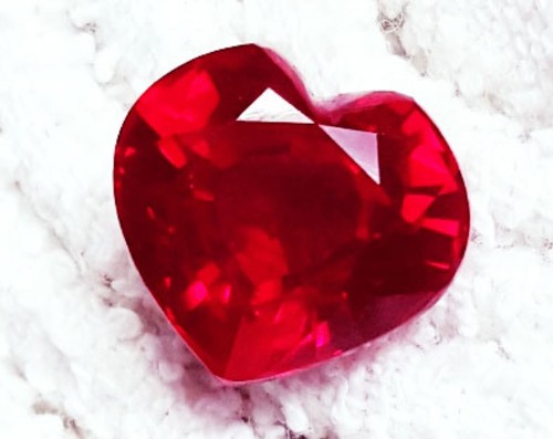 Naturel rubis rouge forme - rubis,