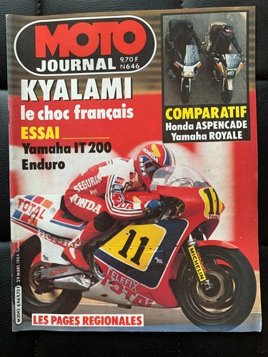 Moto journal 646 du - moto,