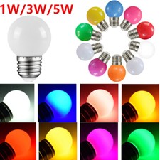 1/3/5W E27 B22 Ampoule LED Couleur Guirlandes, Maison Bar Fête Noël Décoration