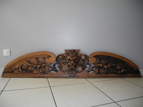 Ancien fronton bois - ancien,