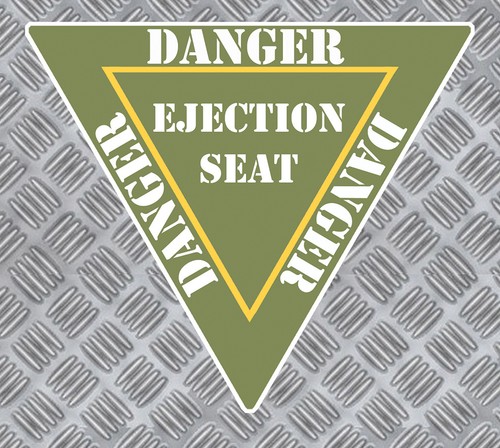 Panneau danger siege ejectable - panneau,