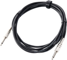 Professionnel Câble Jack 6.3mm 1/4 Mâle Audio Raccordement Mono 3m Amp Plug Noir