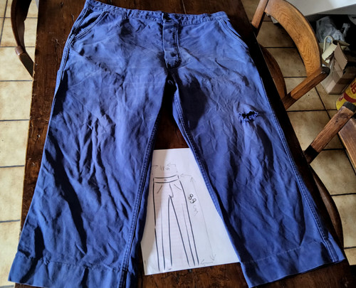 Ancien pantalon travail - pantalon, de