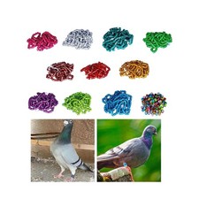 100 Pièces Anneaux de Jambe