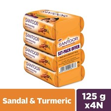 Savon de bain Santoor au bois