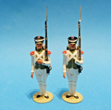 Soldats de plomb JABOULEY moules METAYER - 2 voltigeurs premier empire 54mm - 1