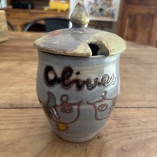 Céramique Contemporaine N49 Pot à Olives VALLAURIS Marie Christine Treinen