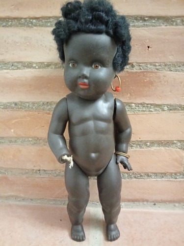 Poupon poupee ancien - poupon, noir