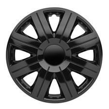Enjoliveurs 16 Pouces Noir 4 Pièces Universels pour Jantes Acier