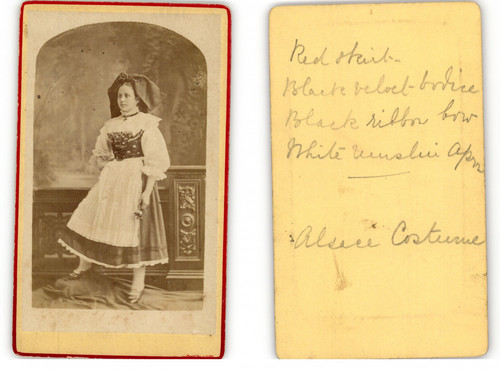 Femme costume alsacien - femme,