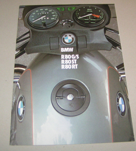 Prospectus brochure bmw r 80 - brochure,