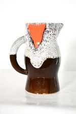 Poet Laval Savoie Vase Pichet Céramique Rétro Fat Lava Sans Relief, Vintage.