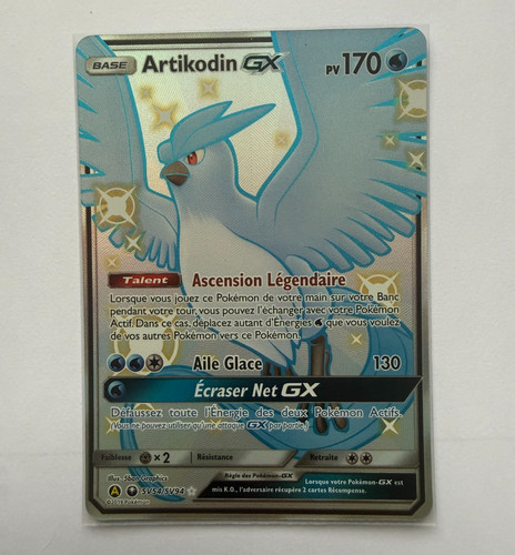 Carte pokémon artikodin gx - pokémon,