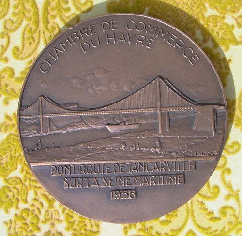 Medaille pont tancarville - medaille,