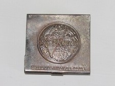 09J8 ANCIENNE PINCE A JOURNAL PUBLICITAIRE PUB LE MONDE 5 RUE DES ITALIENS PARIS