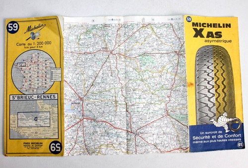 Carte michelin 1969 59 - michelin,