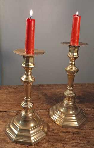 Paire bougeoir flambeau - ou,