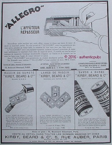 Publicite allegro lame - publicite, de