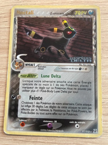 Carte pokemon noctali 17 - carte,