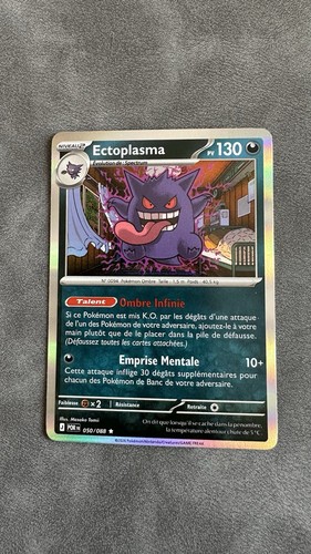 Carte pokémon ectoplasma - carte, holo