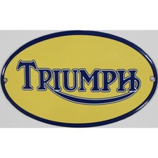 Plaque émaillée  : TRIUMPH